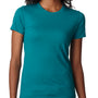 Next Level Womens CVC Jersey Short Sleeve Crewneck T-Shirt - Teal Green