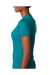 Next Level 6610 Womens CVC Jersey Short Sleeve Crewneck T-Shirt Teal Green Side