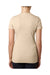 Next Level 6640 Womens CVC Jersey Short Sleeve V-Neck T-Shirt Cream Back