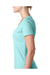 Next Level 6640 Womens CVC Jersey Short Sleeve V-Neck T-Shirt Ice Blue Side