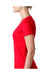 Next Level 6640 Womens CVC Jersey Short Sleeve V-Neck T-Shirt Red Side