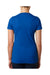 Next Level 6640 Womens CVC Jersey Short Sleeve V-Neck T-Shirt Royal Blue Back