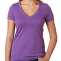 Next Level Womens CVC Jersey Short Sleeve V-Neck T-Shirt - Purple Berry - Closeout