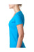 Next Level 6640 Womens CVC Jersey Short Sleeve V-Neck T-Shirt Turquoise Blue Side
