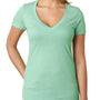Next Level Womens CVC Jersey Short Sleeve V-Neck T-Shirt - Mint Green
