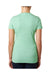 Next Level 6640 Womens CVC Jersey Short Sleeve V-Neck T-Shirt Mint Green Back