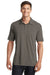 Port Authority K568 Mens Cotton Touch Performance Moisture Wicking Short Sleeve Polo Shirt Smoke Grey Front
