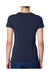 Next Level 6710 Womens Jersey Short Sleeve Crewneck T-Shirt Navy Blue Back
