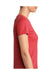 Next Level 6710 Womens Jersey Short Sleeve Crewneck T-Shirt Red Side