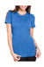 Next Level 6710 Womens Jersey Short Sleeve Crewneck T-Shirt Royal Blue Front