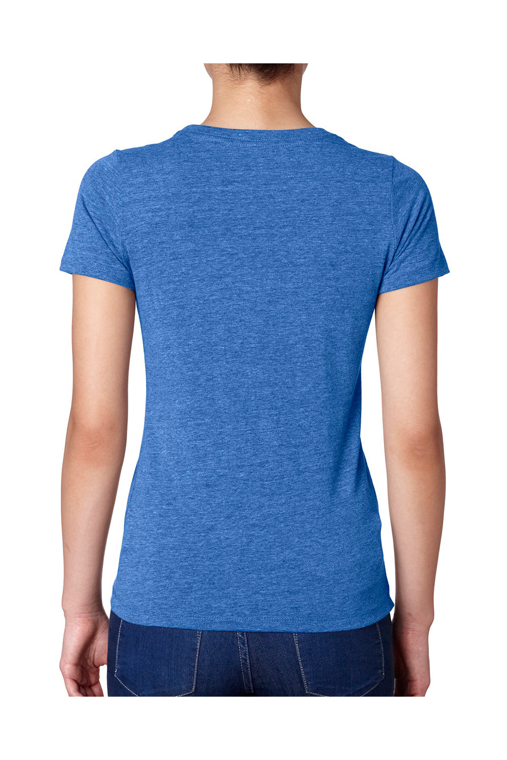 Next Level 6710 Womens Jersey Short Sleeve Crewneck T-Shirt Royal Blue Back