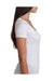 Next Level 6730 Womens Jersey Short Sleeve Scoop Neck T-Shirt Heather White Side