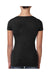 Next Level 6730 Womens Jersey Short Sleeve Scoop Neck T-Shirt Black Back
