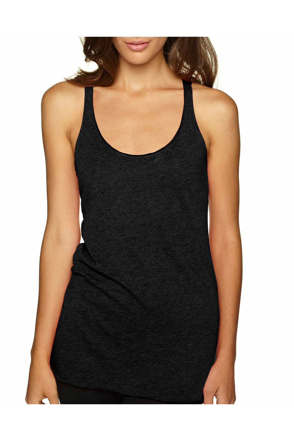 Next Level 6733 Womens Tank Top Black Front