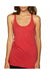 Next Level 6733 Womens Tank Top Red Front