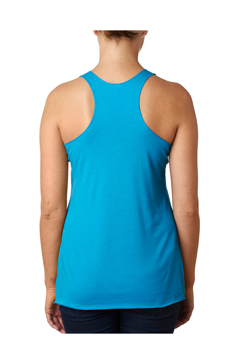 144 Pieces Sofra Ladies Racerback Tank Top In Turquoise - Womens