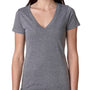 Next Level Womens Jersey Short Sleeve V-Neck T-Shirt - Heather Grey - Closeout