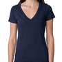 Next Level Womens Jersey Short Sleeve V-Neck T-Shirt - Vintage Navy Blue - Closeout