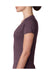 Next Level 6740 Womens Jersey Short Sleeve V-Neck T-Shirt Purple Side