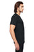 Anvil 6750 Mens Short Sleeve Crewneck T-Shirt Black Side