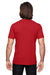 Anvil 6750 Mens Short Sleeve Crewneck T-Shirt Heather Red Back