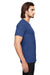Anvil 6750 Mens Short Sleeve Crewneck T-Shirt Heather Blue Side