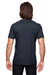 Anvil 6750 Mens Short Sleeve Crewneck T-Shirt Heather Navy Blue Back