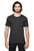Anvil 6750 Mens Short Sleeve Crewneck T-Shirt Heather Dark Grey Front