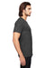 Anvil 6750 Mens Short Sleeve Crewneck T-Shirt Heather Dark Grey Side