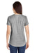 Anvil 6750L Womens Short Sleeve Crewneck T-Shirt Heather Grey Back