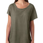Next Level Womens Dolman Jersey Short Sleeve Scoop Neck T-Shirt - Venetian Grey - Closeout