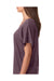 Next Level 6760 Womens Dolman Jersey Short Sleeve Scoop Neck T-Shirt Purple Side