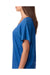 Next Level 6760 Womens Dolman Jersey Short Sleeve Scoop Neck T-Shirt Royal Blue Side