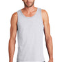 District Mens The Concert Tank Top - Heather White