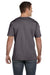 LAT 6901 Mens Fine Jersey Short Sleeve Crewneck T-Shirt Charcoal Grey Back