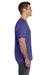 LAT 6901 Mens Fine Jersey Short Sleeve Crewneck T-Shirt Purple Side