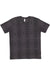 LAT 6901 Mens Fine Jersey Short Sleeve Crewneck T-Shirt Black Reptile Flat Front