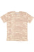 LAT 6901 Mens Fine Jersey Short Sleeve Crewneck T-Shirt Natural Camo Flat Front