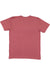 LAT 6901 Mens Fine Jersey Short Sleeve Crewneck T-Shirt Rouge Flat Back