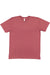 LAT 6901 Mens Fine Jersey Short Sleeve Crewneck T-Shirt Rouge Flat Front