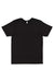 LAT 6901 Mens Fine Jersey Short Sleeve Crewneck T-Shirt Blended Black Flat Front