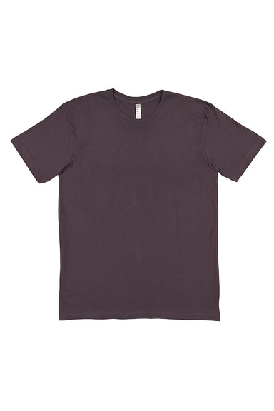 LAT 6901 Mens Fine Jersey Short Sleeve Crewneck T-Shirt Slate Flat Front