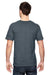 LAT 6905 Mens Fine Jersey Short Sleeve Crewneck T-Shirt Navy Blue Back