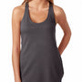 Next Level Womens French Terry Tank Top - Dark Grey - Closeout