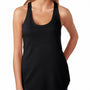 Next Level Womens French Terry Tank Top - Black - Closeout