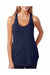 Next Level 6933 Womens French Terry Tank Top Navy Blue Front
