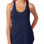 Next Level Womens French Terry Tank Top - Midnight Navy Blue - Closeout