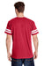 LAT 6937 Mens Fine Jersey Short Sleeve Crewneck T-Shirt Red Back
