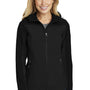 Port Authority Womens Core Wind & Water Resistant Full Zip Hooded Jacket - Black