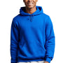 Russell Athletic Mens Dri-Power Moisture Wicking Hooded Sweatshirt Hoodie - Royal Blue